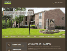 Tablet Screenshot of liveatrollingbrook.com